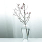 Large Handmade Clear Glass Vase