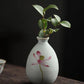 Hand Painted Vintage Floral Mini Vase
